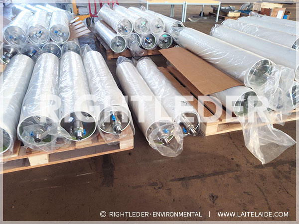 山西省垃圾中轉(zhuǎn)站改造項(xiàng)目中的DTRO膜組件已完成安裝