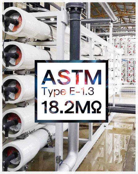 可為客戶量身定制，PPT級超純水工藝